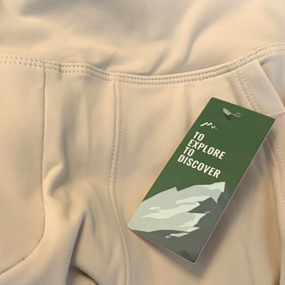 WILLIT, Wide-Leg Pull-On Yoga Trouser Pants with Pockets, Cream, Medium - Picture 11 of 15